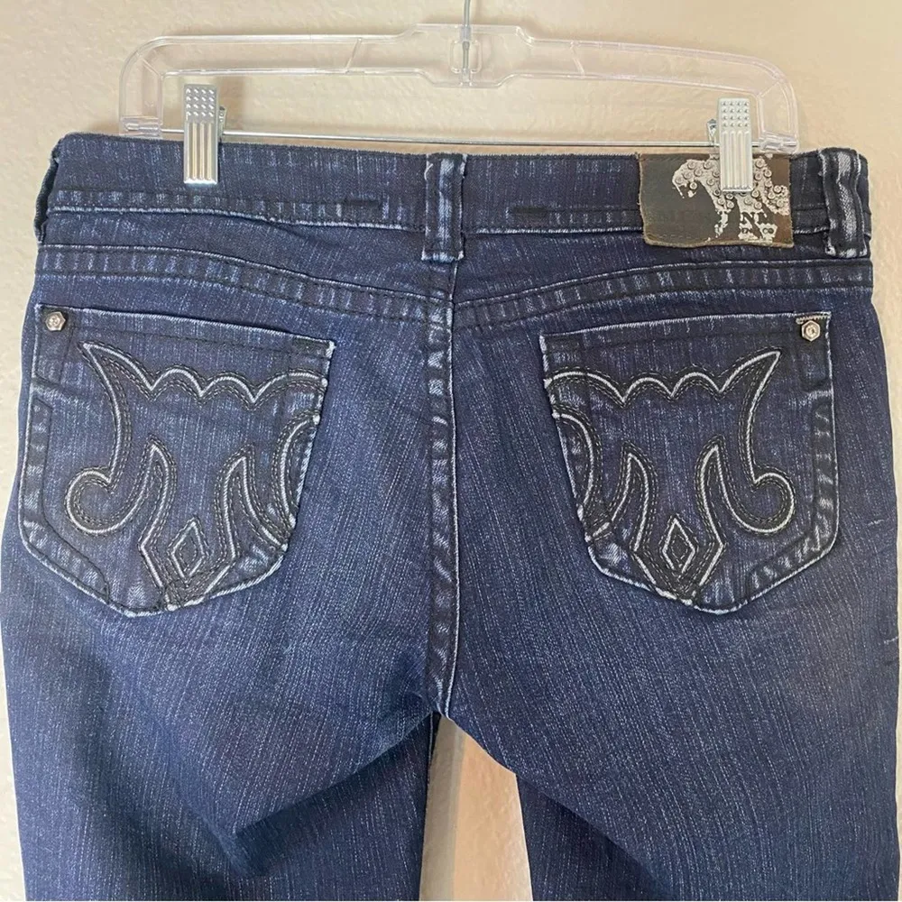 MEK Hong Kong Easy Cigarette Jeans Size 29 Blue - Image 4
