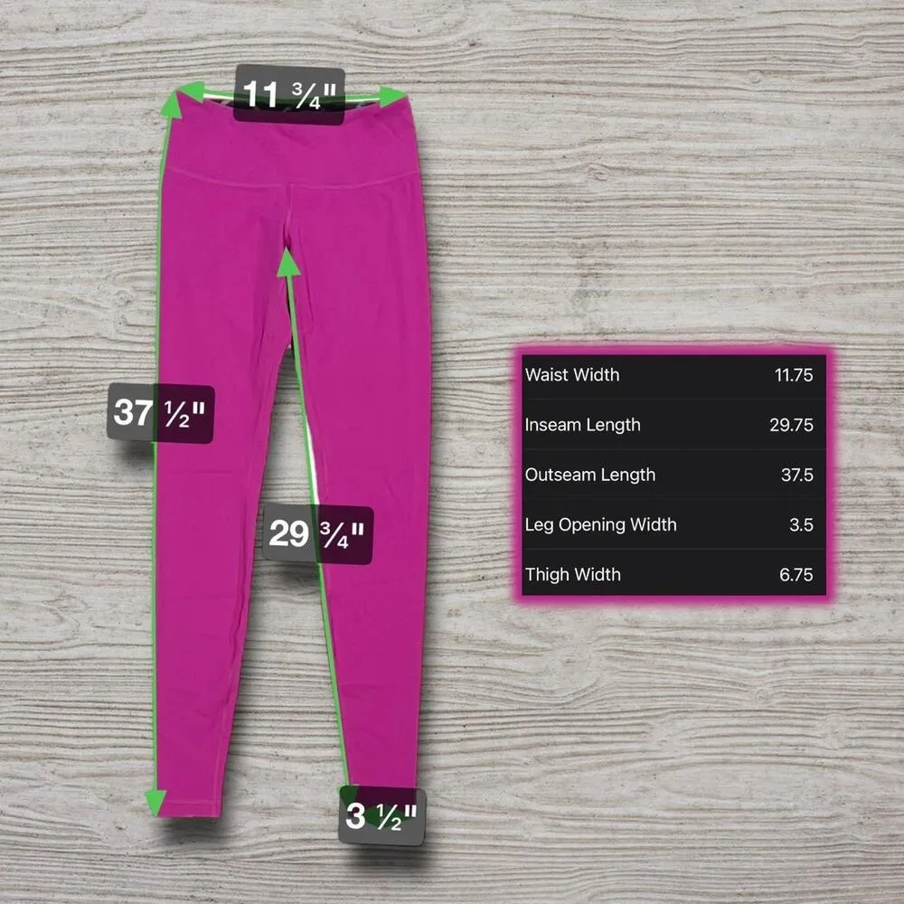 ★ Lululemon Align High Rise Pink Tight Athletic Leggings ★ - Image 6