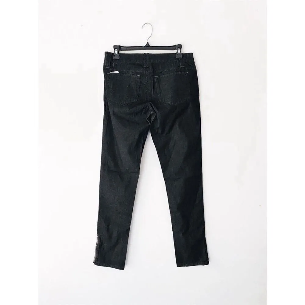 NWT Forever 21 Dark Wash Denim Jeans Skinny Fit Size 29 Y2K Stretch Zip Fly - Image 2