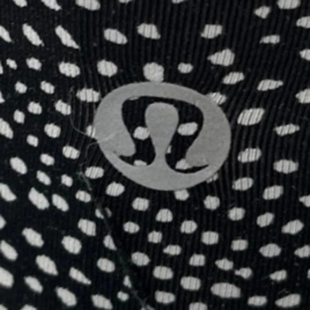 Lululemon Invigorate Black Polka Dot Sleeveless Racerback Sports Bra Tank Top 4 - Image 3