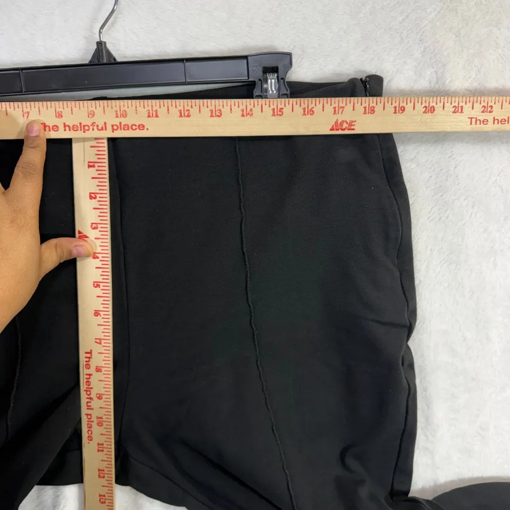 Chico’s 14 Stretch Pull On Pants Black Slim Straight Ponte Career Minimalist - Image 7