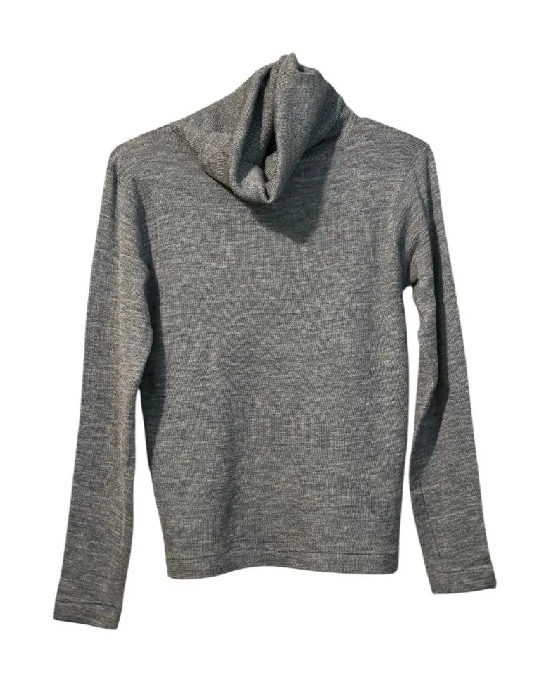 60s Sheridan Turtleneck Sweater Acrylic Wool Blend VTG 1960s Large Gray VTG - Image 1