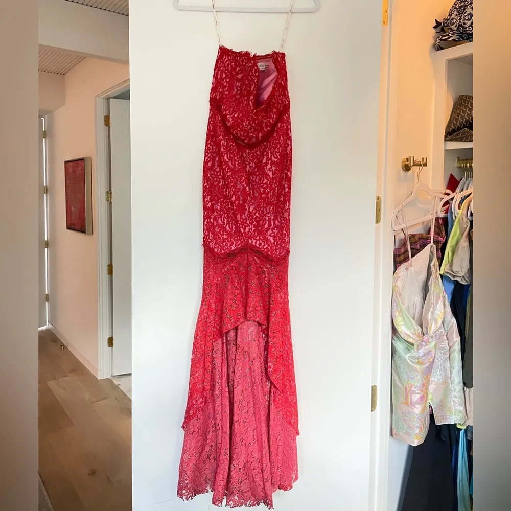 Lovers and Friends// Keva Gown in Red & Pink - Image 3