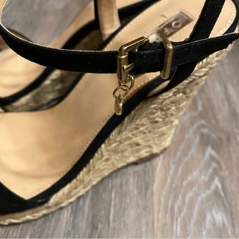 Office 4” Black Wedge Heels Size 9 - Image 7