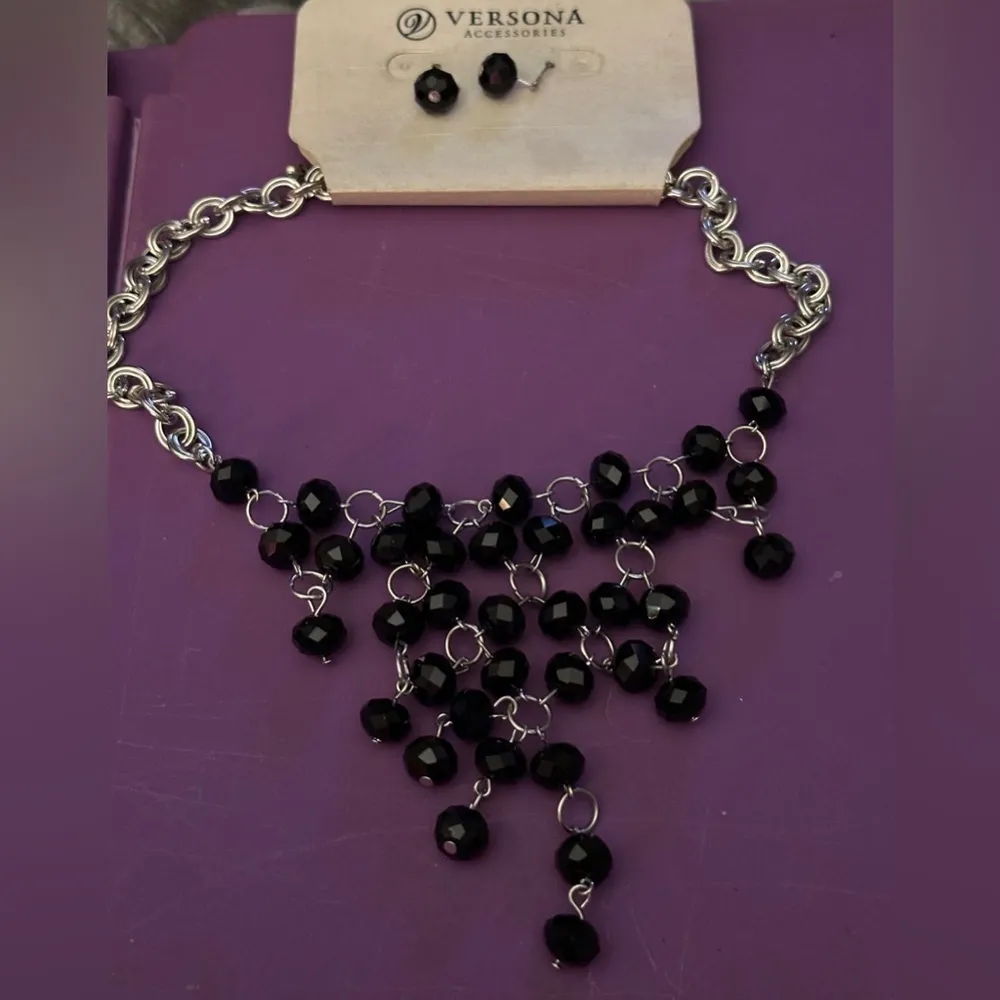 Versona Statement Necklace and Earrings Set NWT - Image 2