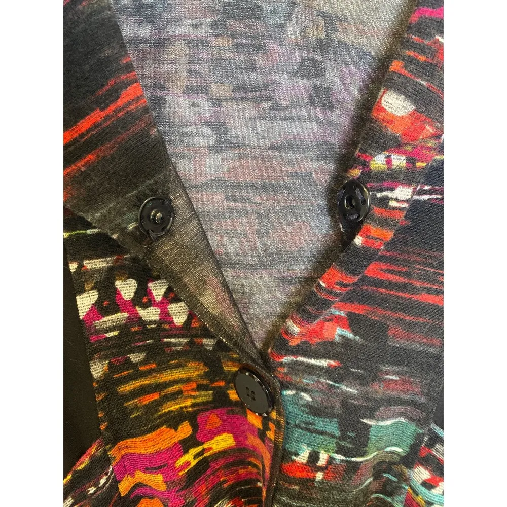 Joseph Ribkoff Duster/Sweater/Coat Polyester Spandex EUC Sz 6 Long Sleeves - Image 8