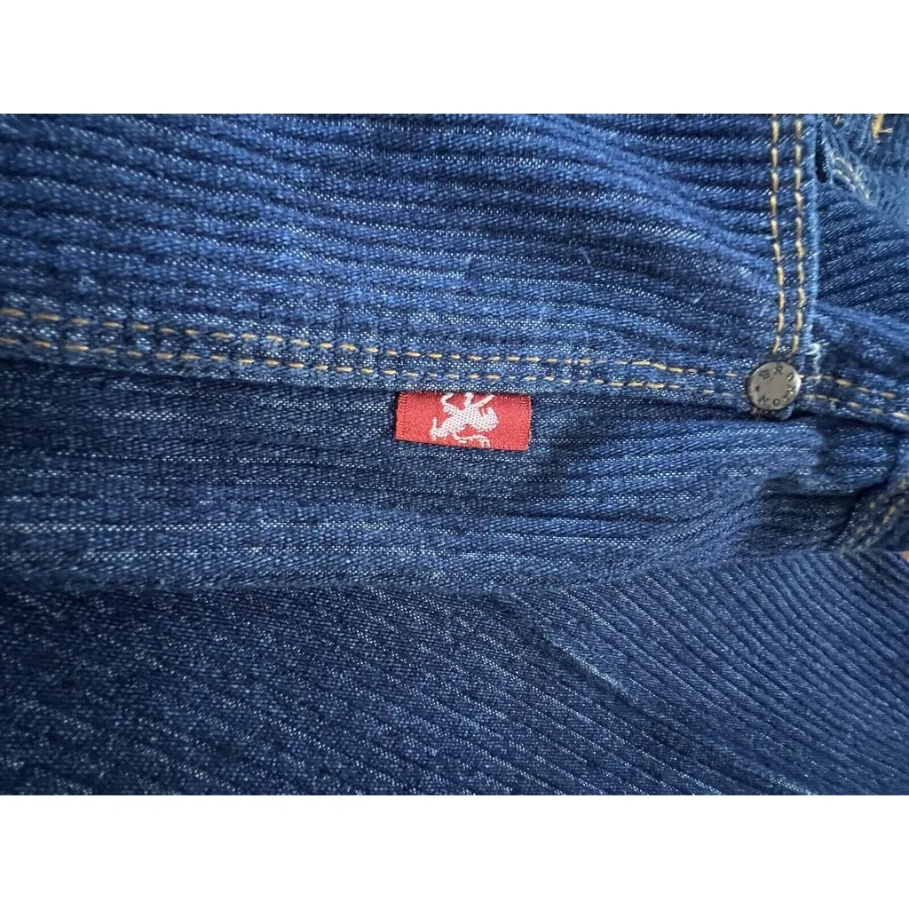 Braxton Jeans Women Size‎ 36/20 Western Country Outdoor Nature Pleated Denim Blue - Image 13