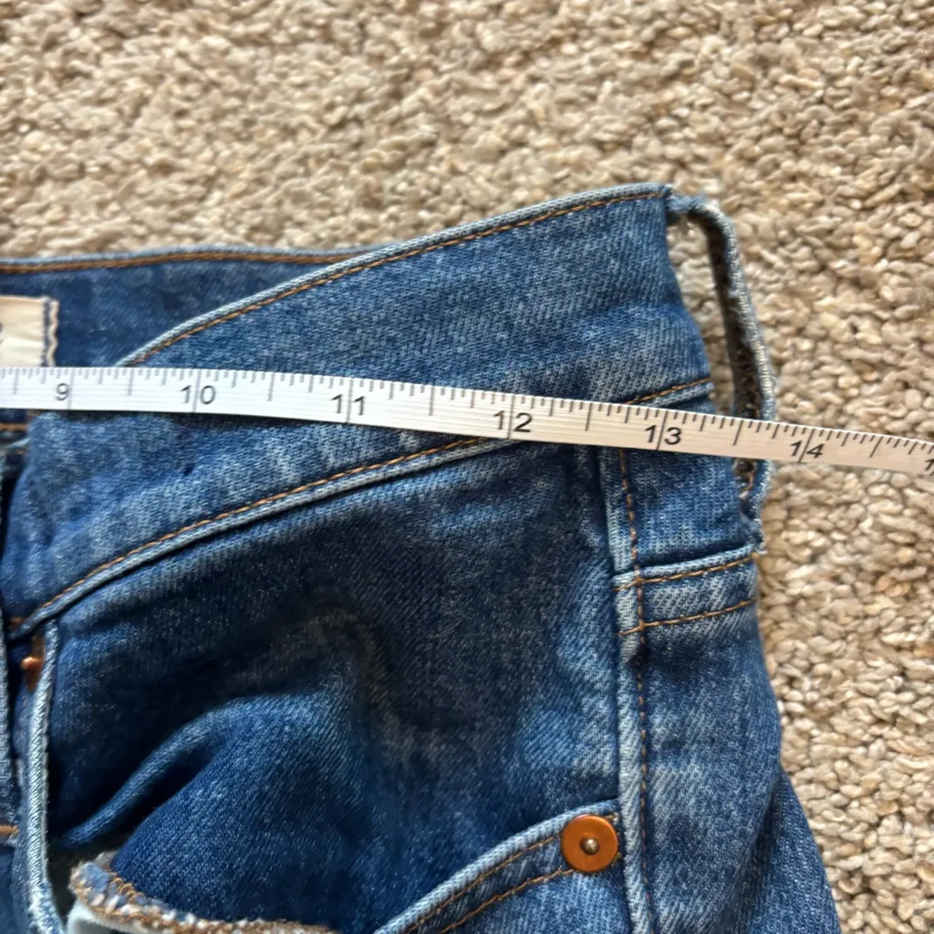 Madewell 10” High Riser Demi Boot Jeans Size 26 Distressed Ripped Knee Destroyed - Image 7