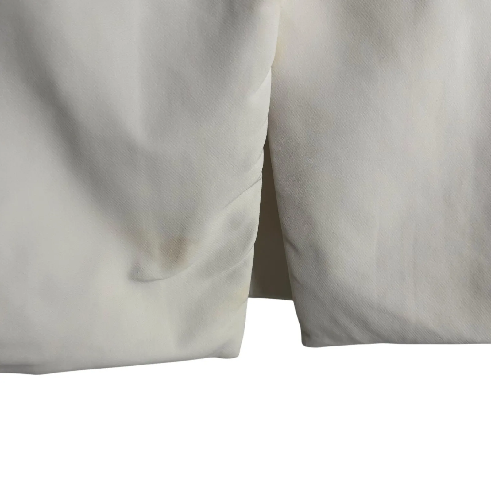 Veronica Beard White Scuba Zip Pocket Dickey Office Travel Blazer Jacket Size 6 - Image 8