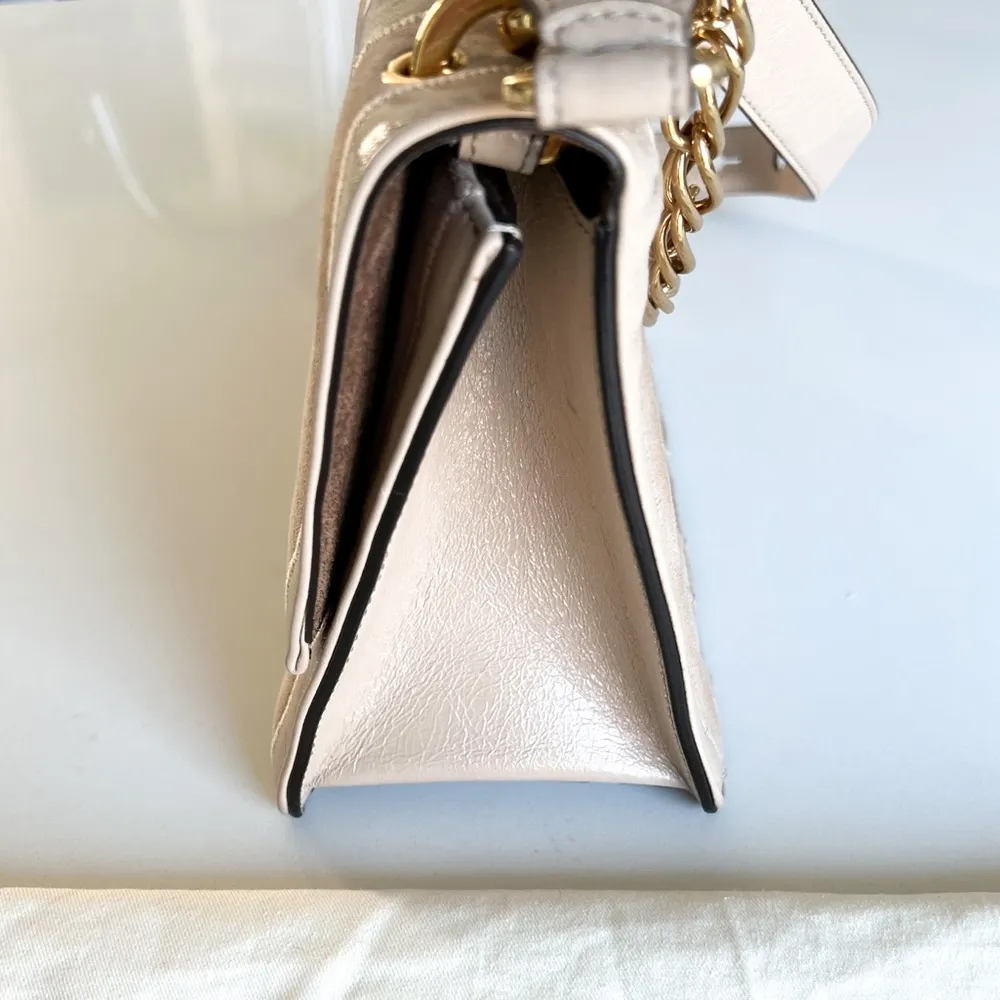 Fendi  Embossed Kan U Bag in Nude - Image 8