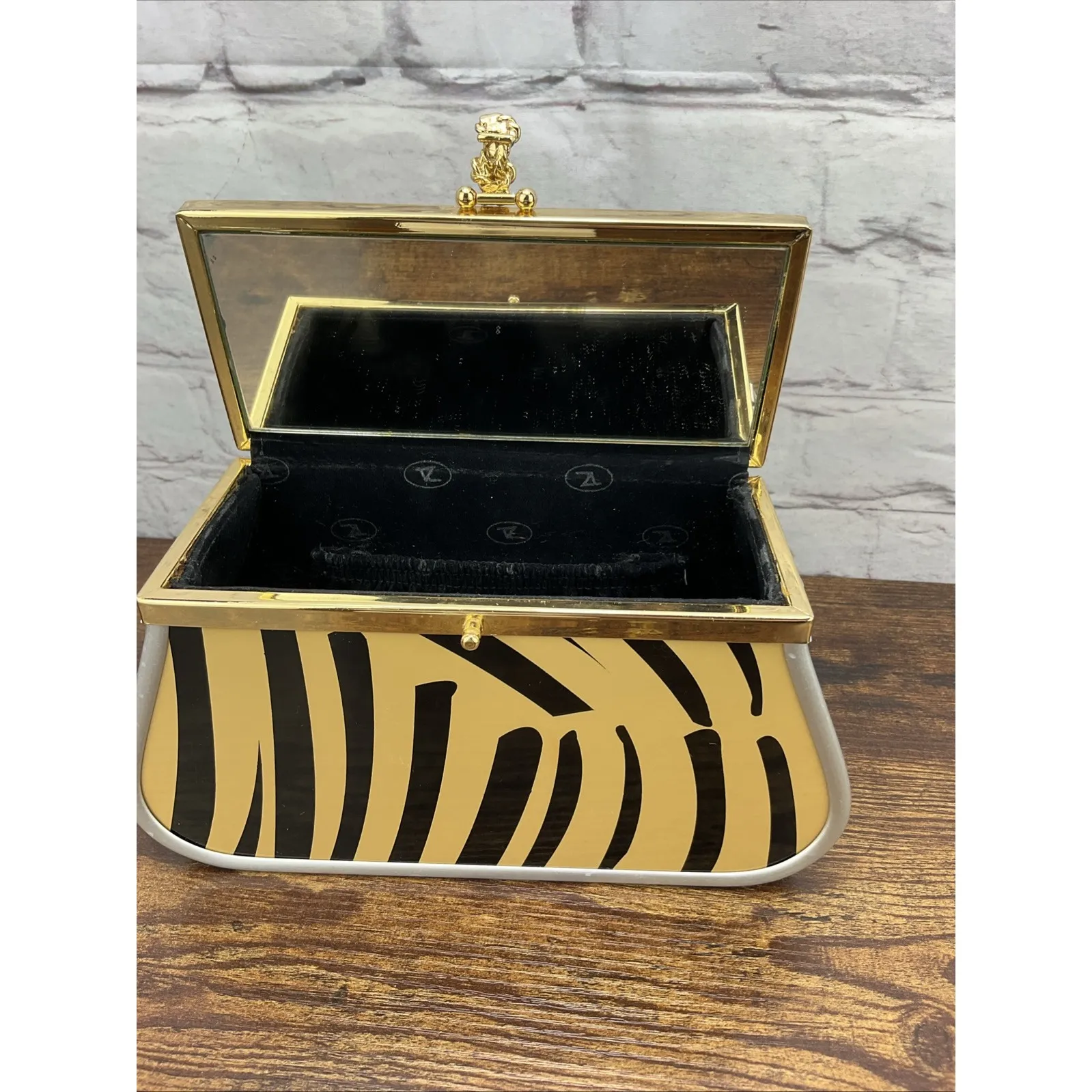 TZ Case Zebra Mini Cosmetic‎ Case With Mirror - Image 7