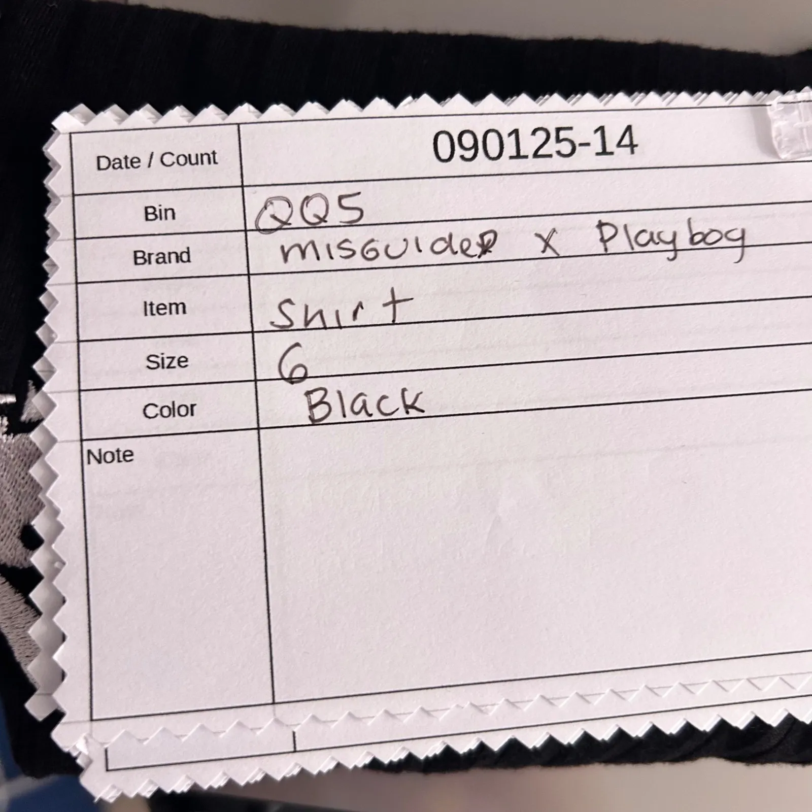 Playboy Missguided Shirt 6 Streetwear‎ Cropped Logo Spellout Statement Y2k Black - Image 8