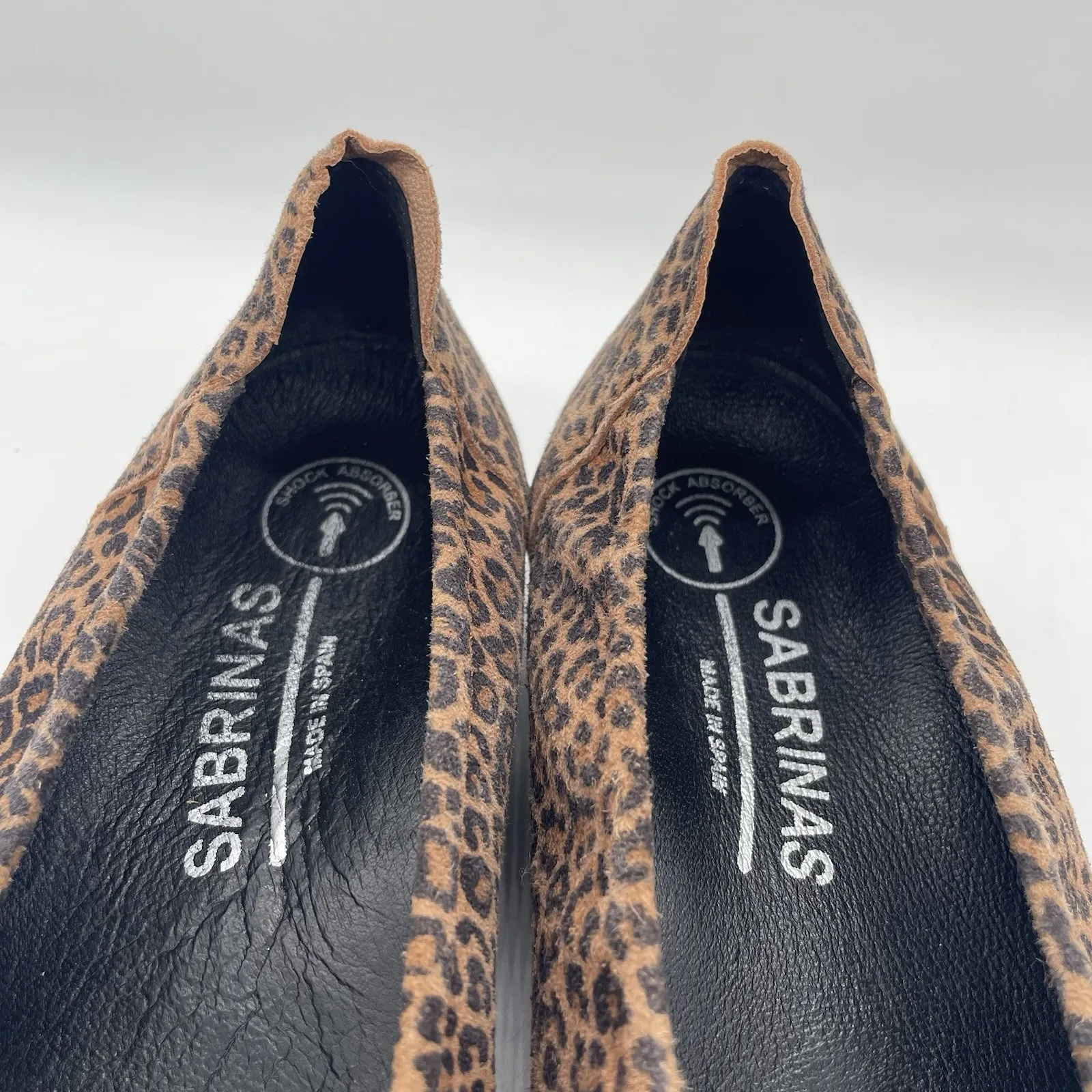 Sabrinas Womens 37 Shoes Flats Cheetah Leopard Round Toe Made in Spain‎ Comfort Brown Size 7 - Image 10