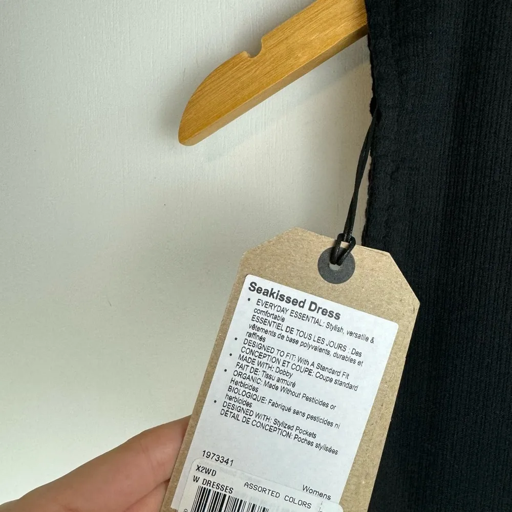 NWT Prana Seakissed Midi Dress Sz Small Black Organic Cotton Sleeveless - Image 12