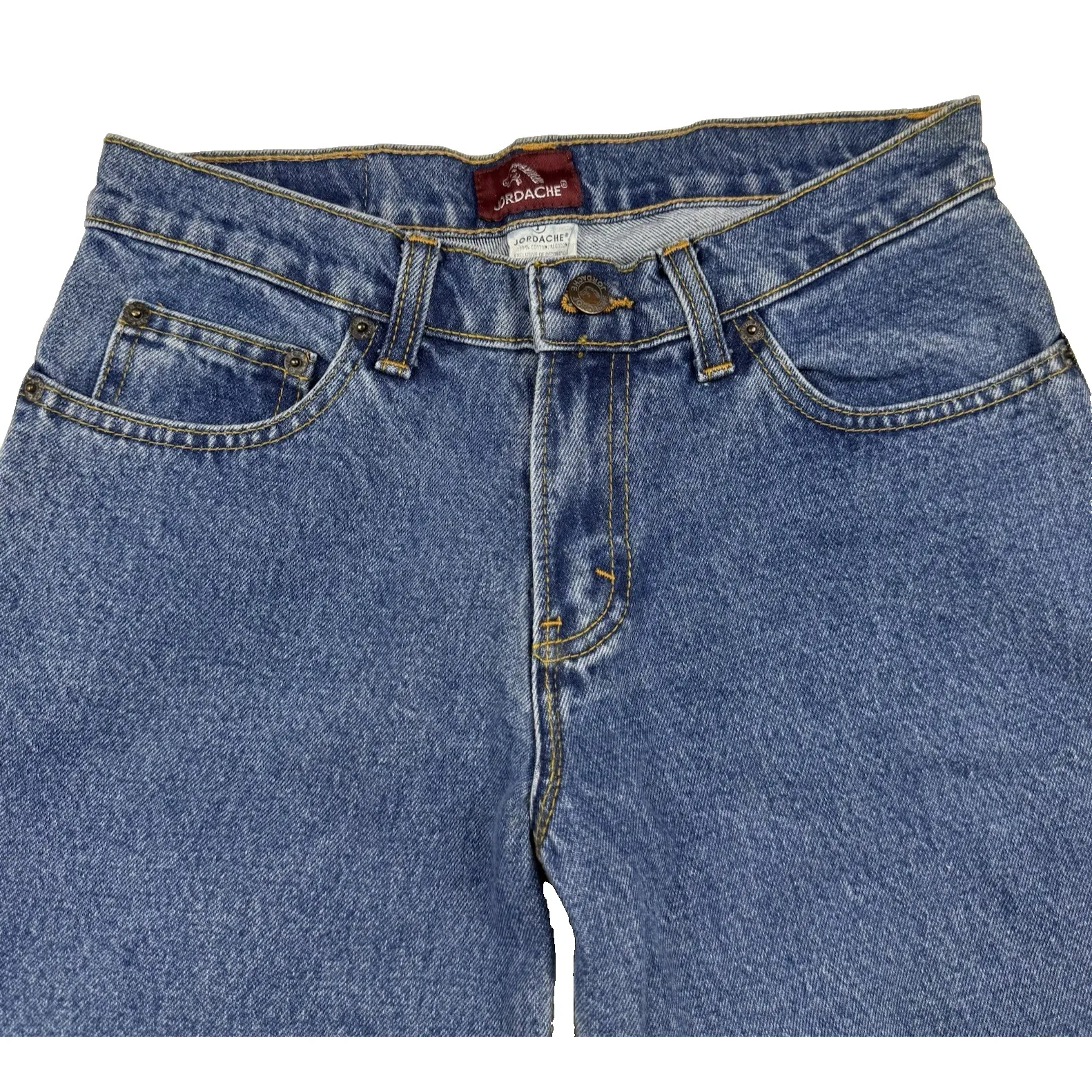 Vintage Jordache Jeans Women's Size 9/10 Tall Denim Mid Rise Mom Straight Leg - Image 5