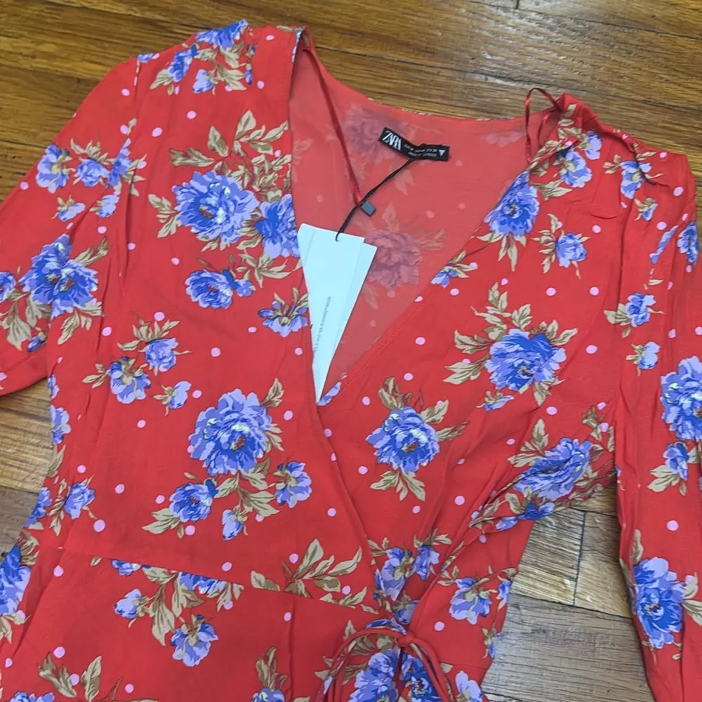 Zara  Long Sleeve V-Neck Sundress - Image 2