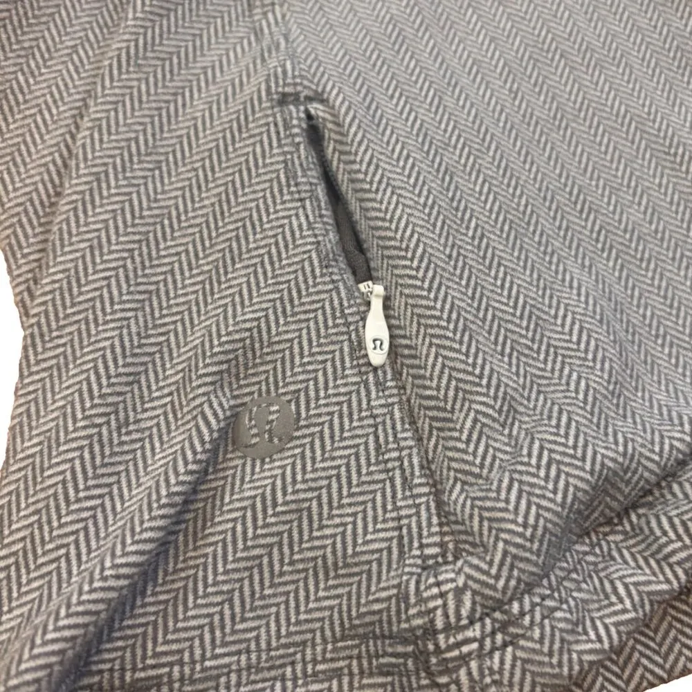 Lululemon Kanto Catch Me Womens 8 Long Sleeve Heathered Gray Athletic Shirt - Image 5