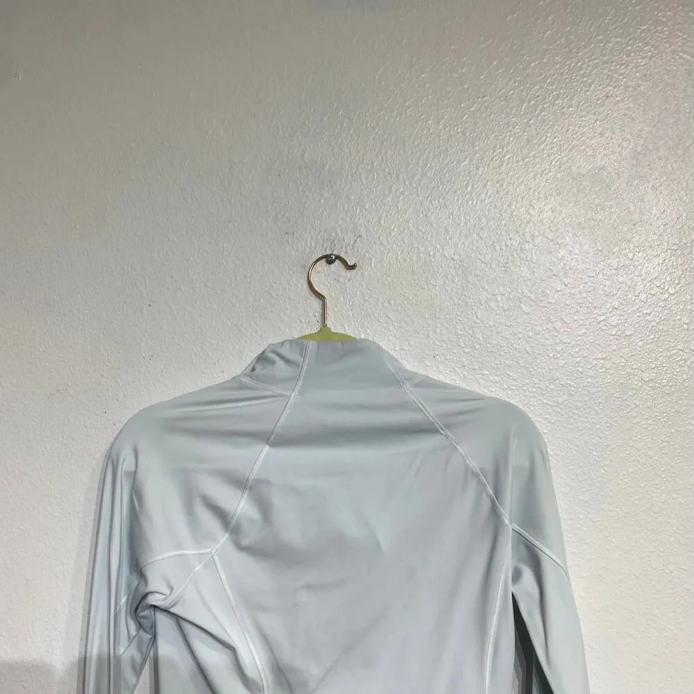 Athleta Light Blue Quarter Zip Top Sz XS - Image 8