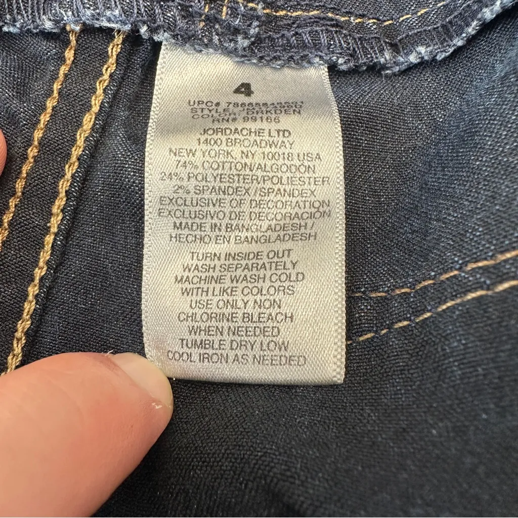 Vintage 80’s Rare Jordache Women’s Super Skinny Jeans Size 4 - Image 4