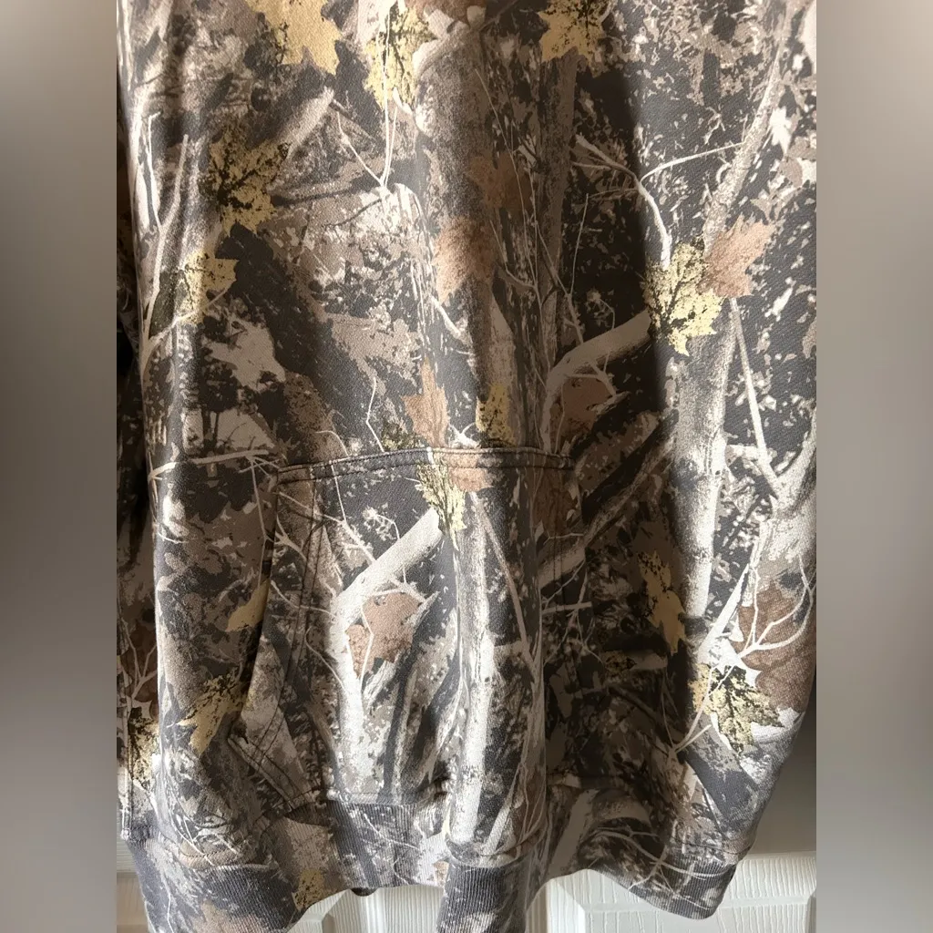 Abercrombie & Fitch Soft Essentials Oversized Camo Hoodie Sweatshirt Size Large - Image 5