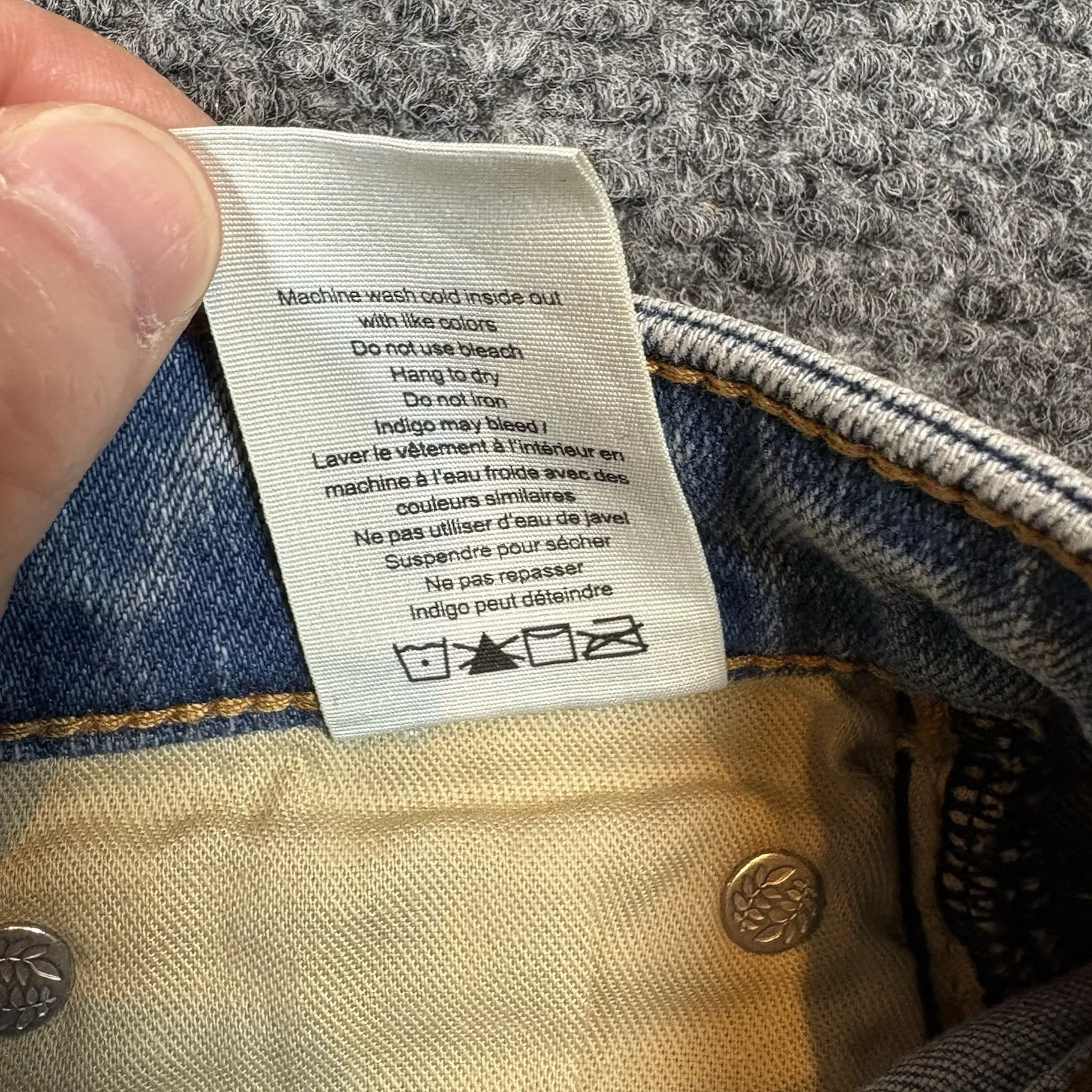 Free People Denim Overalls Women's Size 27 Blue Overall Jumpsuit - Image 12