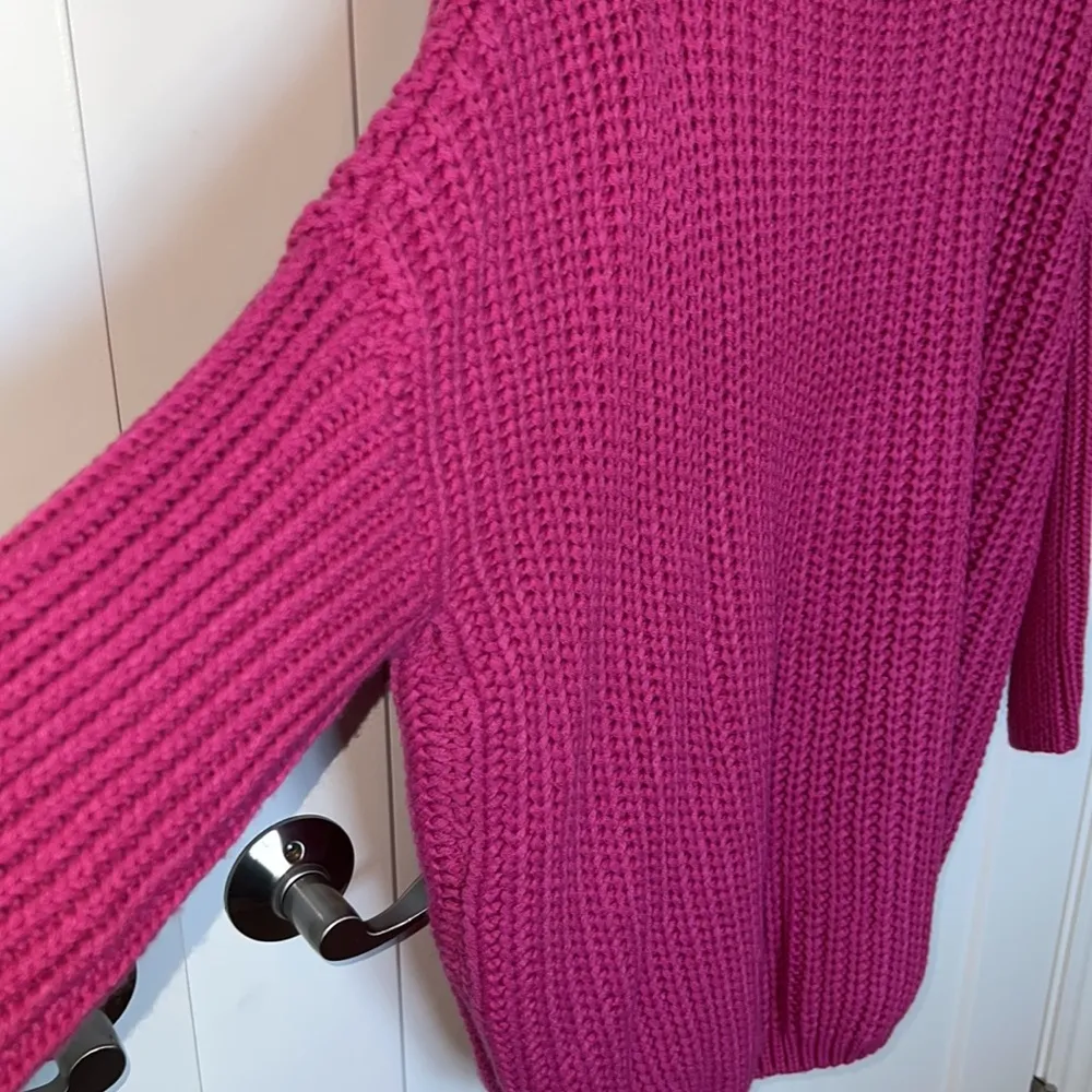 Relaxed Fit Crochet Sweater - Image 3