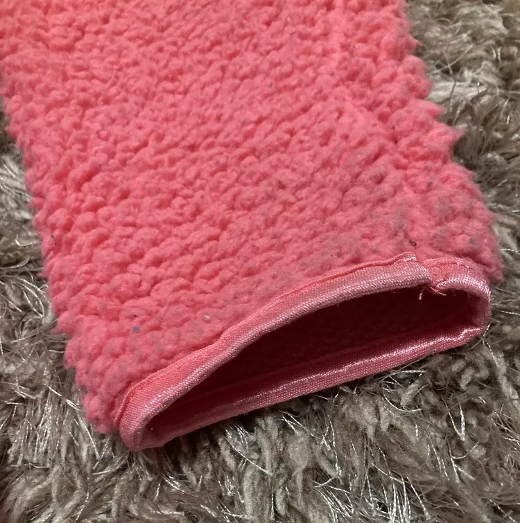 GirlieGirl Originals C.C. Sherpa Long Sleeve 1/4 Zip Pullover Sweater Size M. Medium. Girlie Girl Originals Pink - Image 2