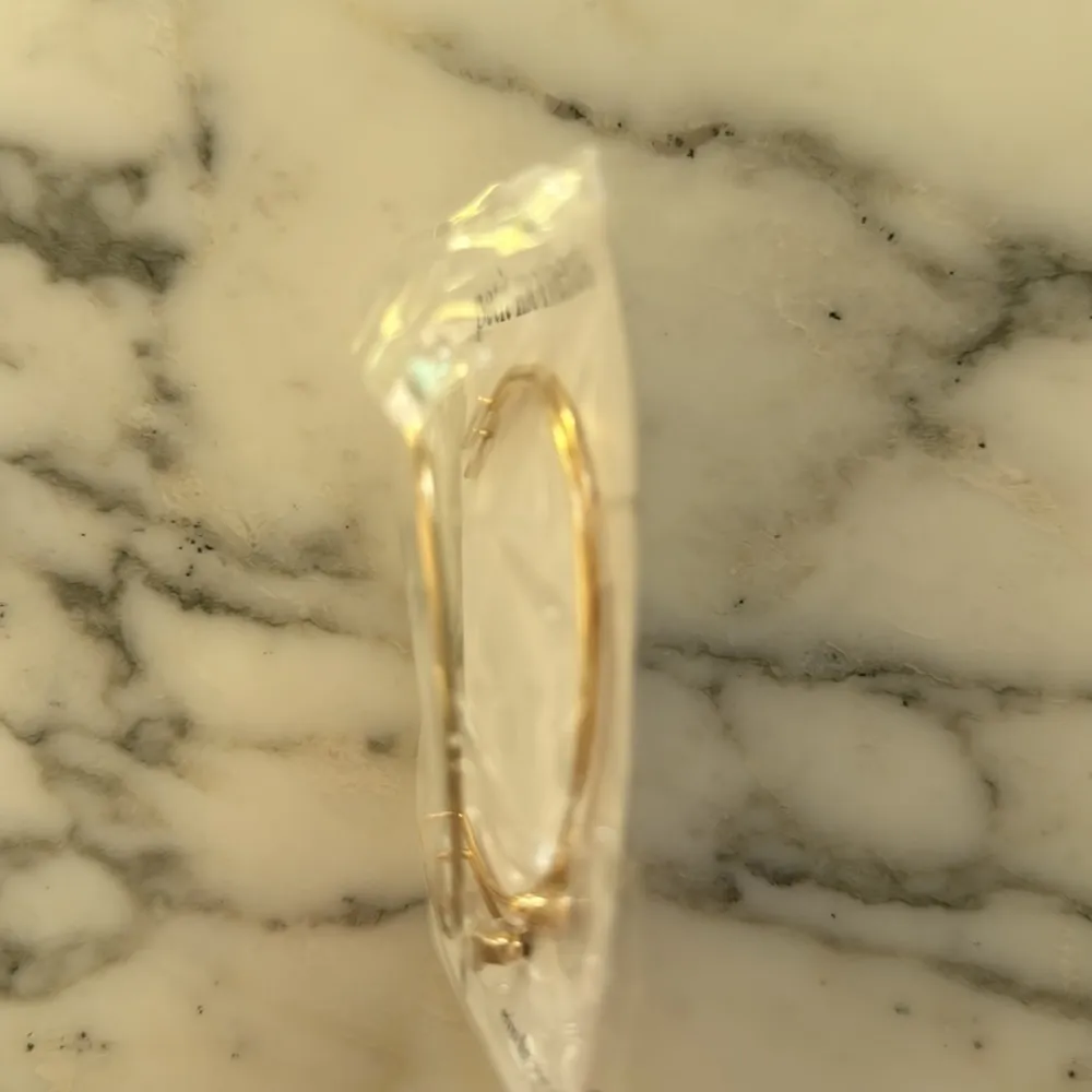 NWT Petite Moments Large Gold Double Hoop Earrings | Modern Statement Jewelry - Image 3