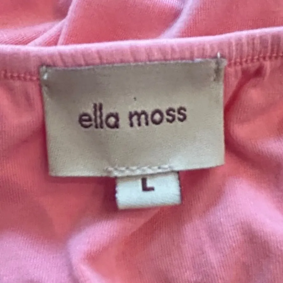 ⭐️Ella Moss Pink Strapless Tiered Midi Dress Belt Ruffle Summer Sundress‎ Large - Image 6