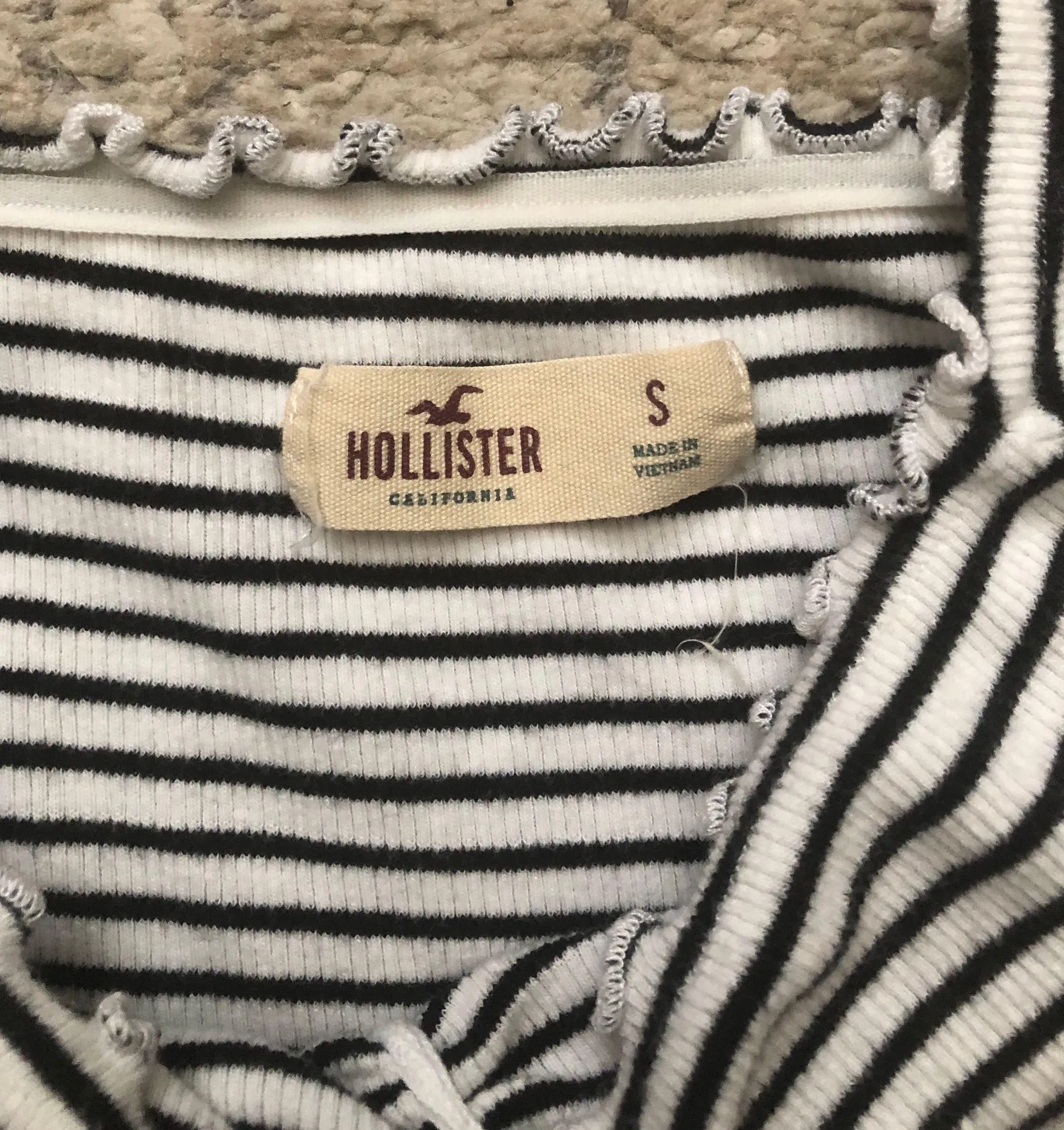 Striped Off The Shoulder Top - Image 3