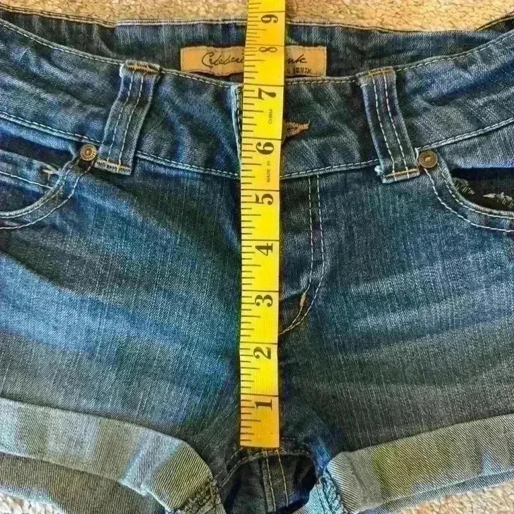 Celebrity Pink Jean Shorts - Image 5