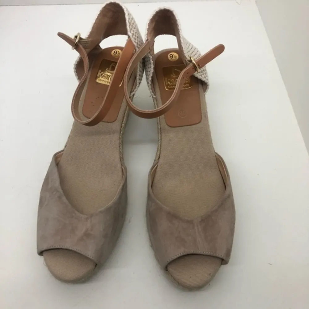 Anthro Kanna suede platform espadrille wedges - Image 3