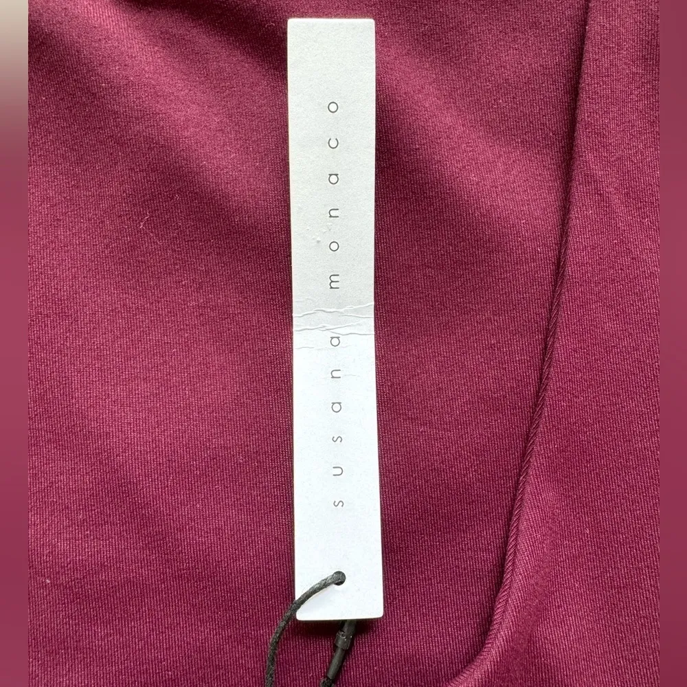 Susana Monaco Balletcore Long Sleeve Crop Top Boho Indie Luxe Coresupt2229 Sz M - Image 7