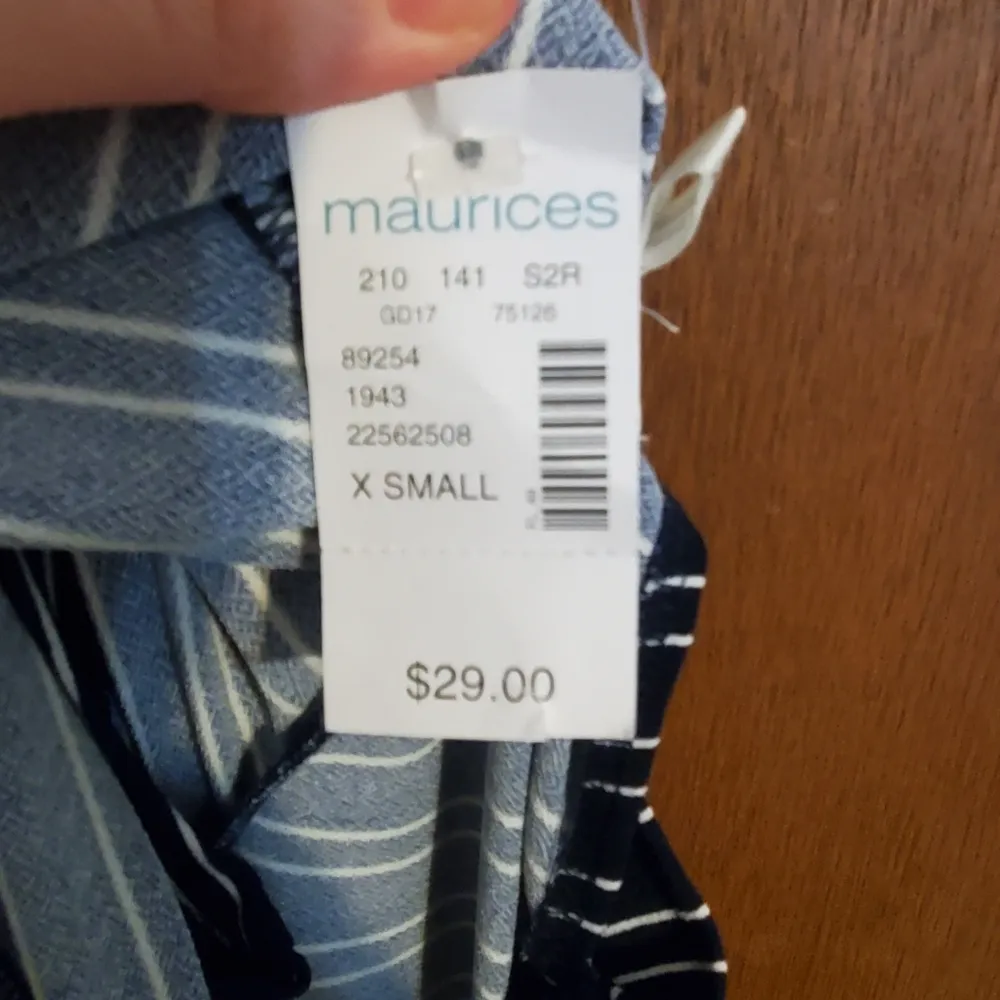 Maurices Front wrap dress with stripes - Image 8