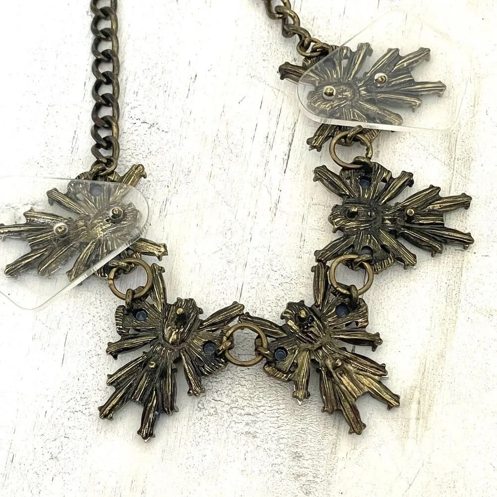 Baublebar blue rhinestone statement necklace - Image 5