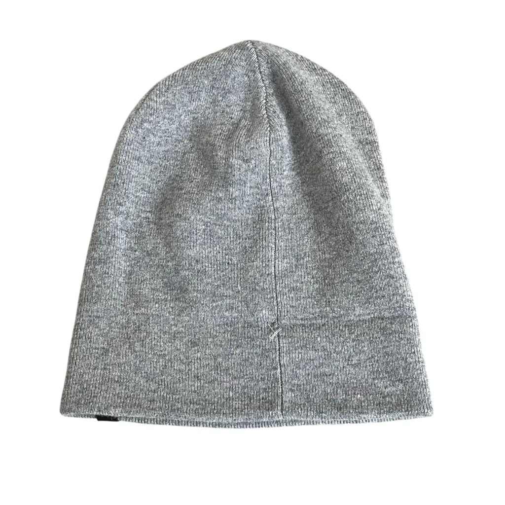 AllSaints Beanie Hat Grey Marl Wool Blend Fall 2019 NWT Sample Unisex - Image 4