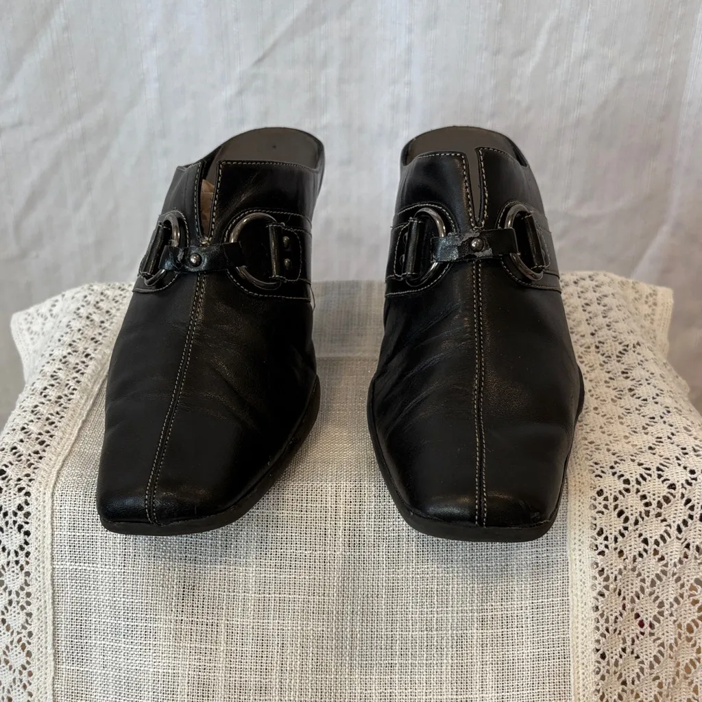 Merona Y2K Heeled Mules with Buckle - Image 4