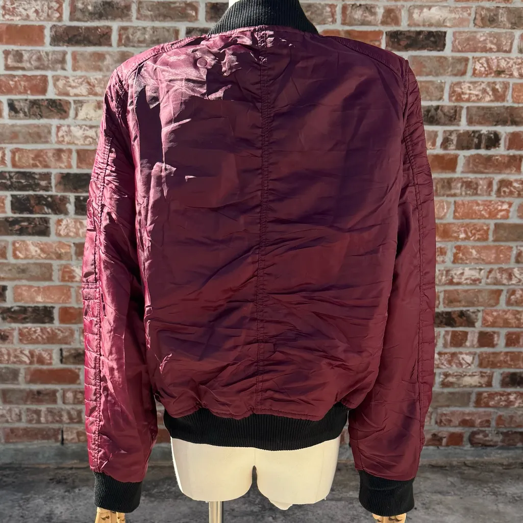Y2K Southpole Juniors maroon varsity satin jacket / Jr XL / Excellent condition Purple Size undefined - Image 6