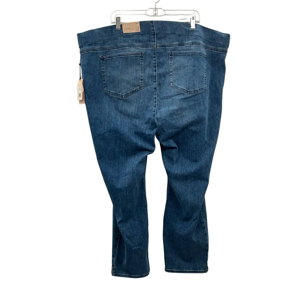 NYDJ Jeans Womens 28W NEW Pull-On Skinny Ankle Lift Tuck Split Hem Denim - Image 3