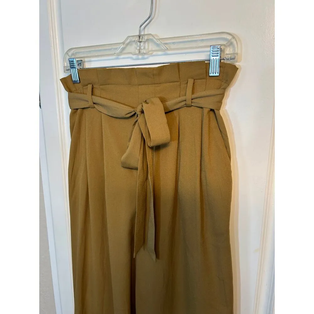 A New Day beige khaki paper bag waist pants - Image 4