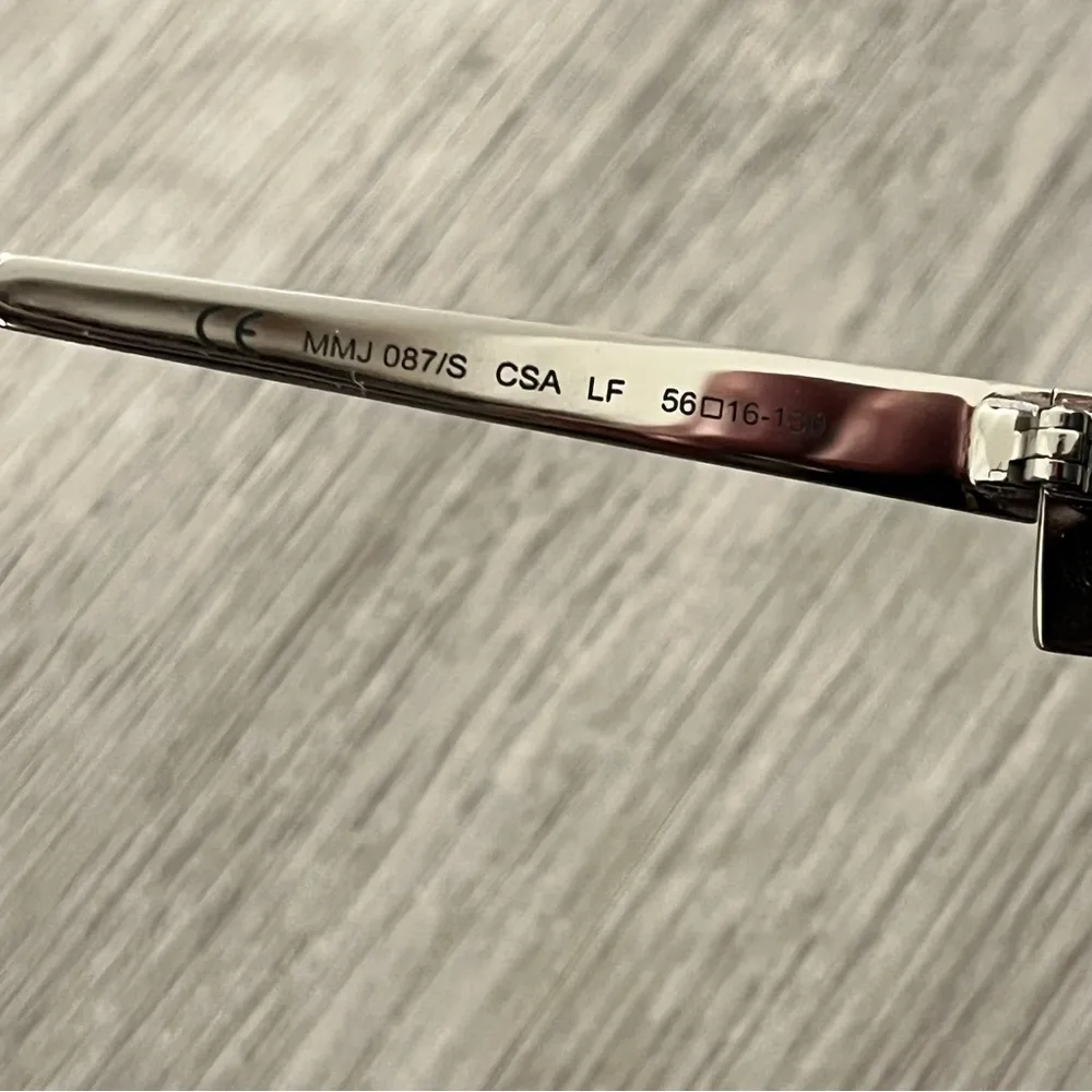 NIB Marc by Marc Jacobs Black Oversized Gradient Lens Sunglasses - Image 7