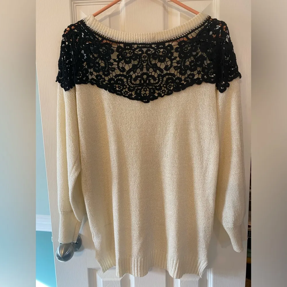 Charming Charlie Lace Sweater - Image 5