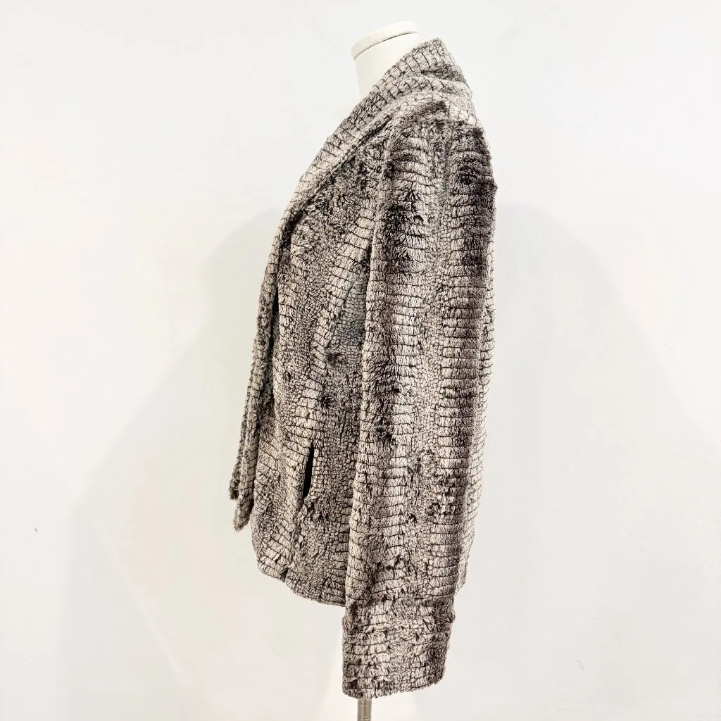 Alice + Olivia‎ Leana Womens Faux Fur Winter Jacket in Tan Brown Outerwear - Image 5