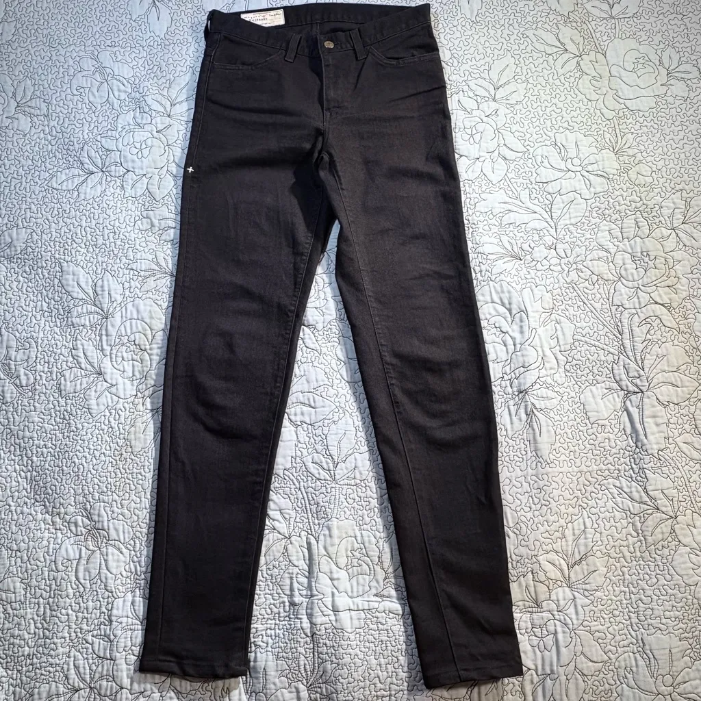 Imogene + Willie Black Slim Straight Stretch Jeans Sz 28 💛 - Image 2