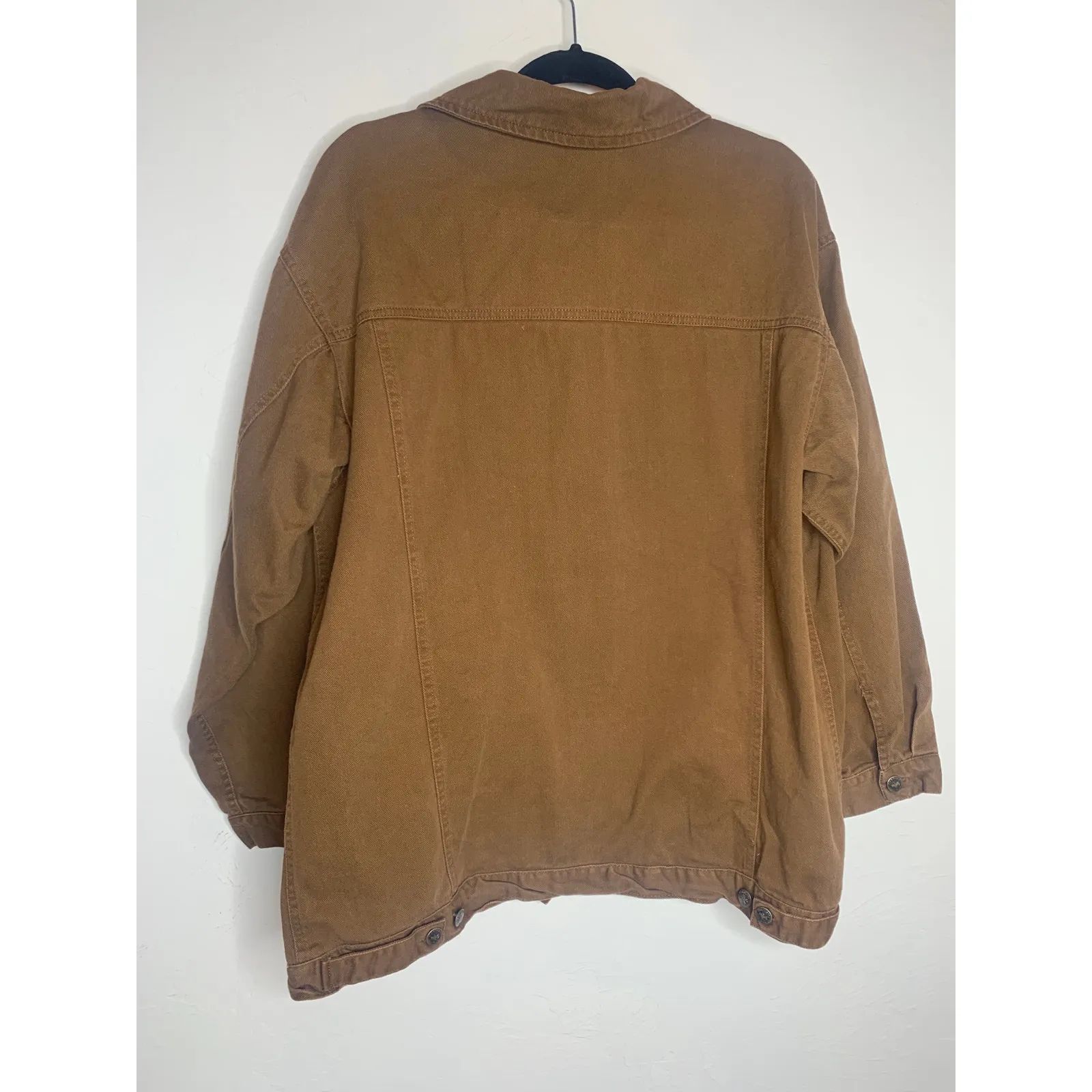 Brown Vintage Barn Coat Sz Large Hunters Run 100% Cotton - Image 8