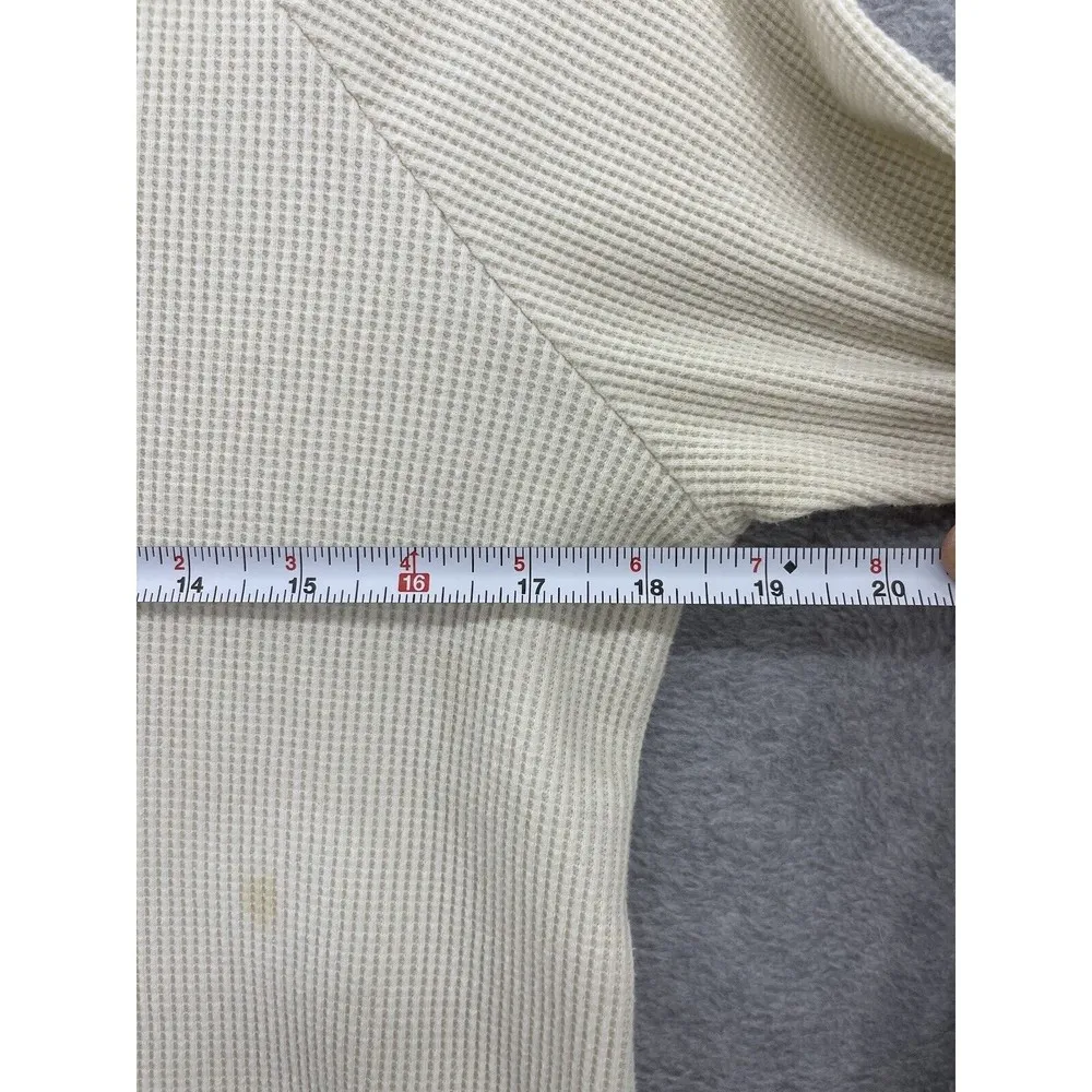 Columbia Women's Waffle Knit Sweater Scoop Neck Long Sleeve Size Medium - Image 9