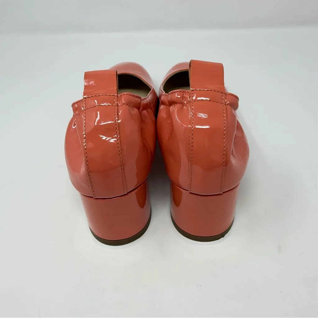 Everlane The Day Heel Peach Coral Patent Leather Womens Size 6 - Image 8