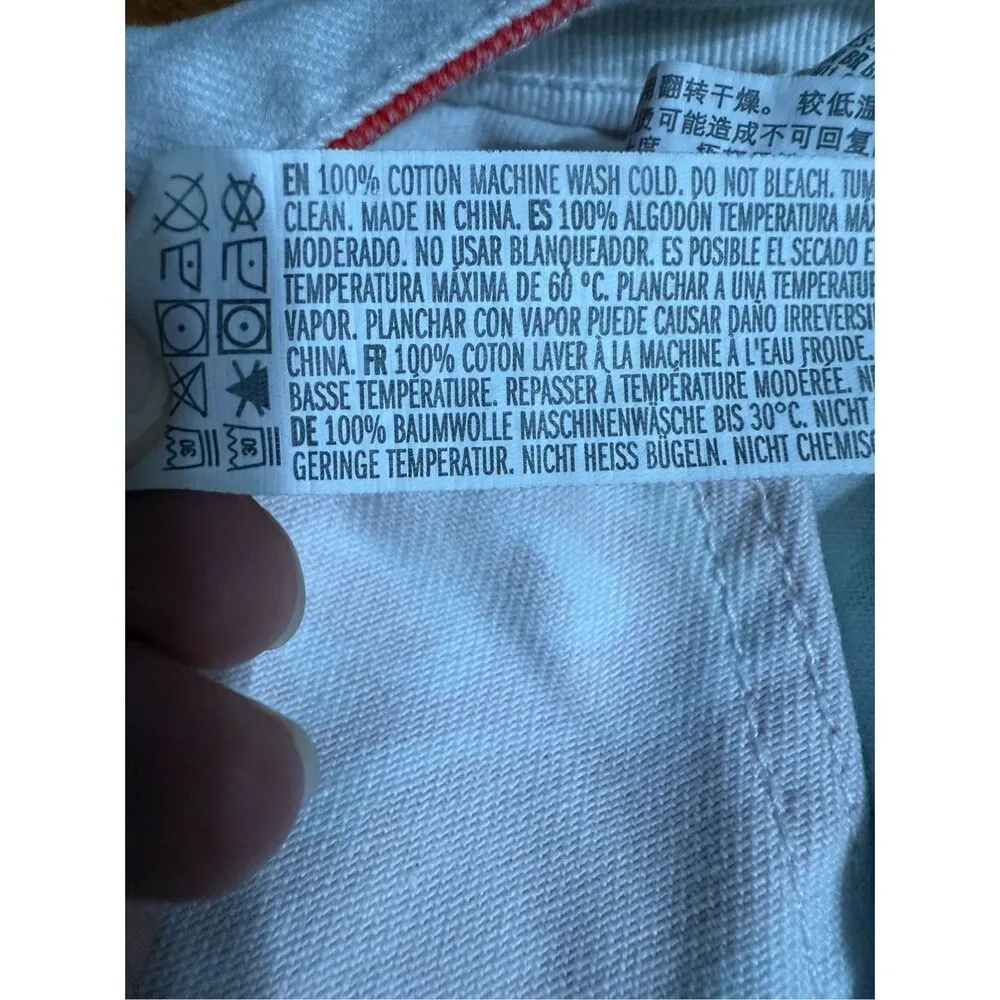 Vintage COCA COLA Womens Med IT'S THE REAL THING Denim Cut - Image 7