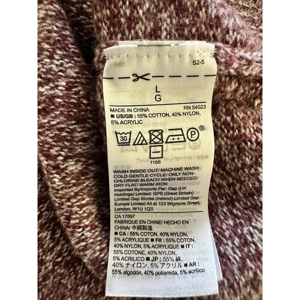 525 America Women's Multicolor Balloon Sleeve Crew Neck Pullover Sweater Large - Image 9