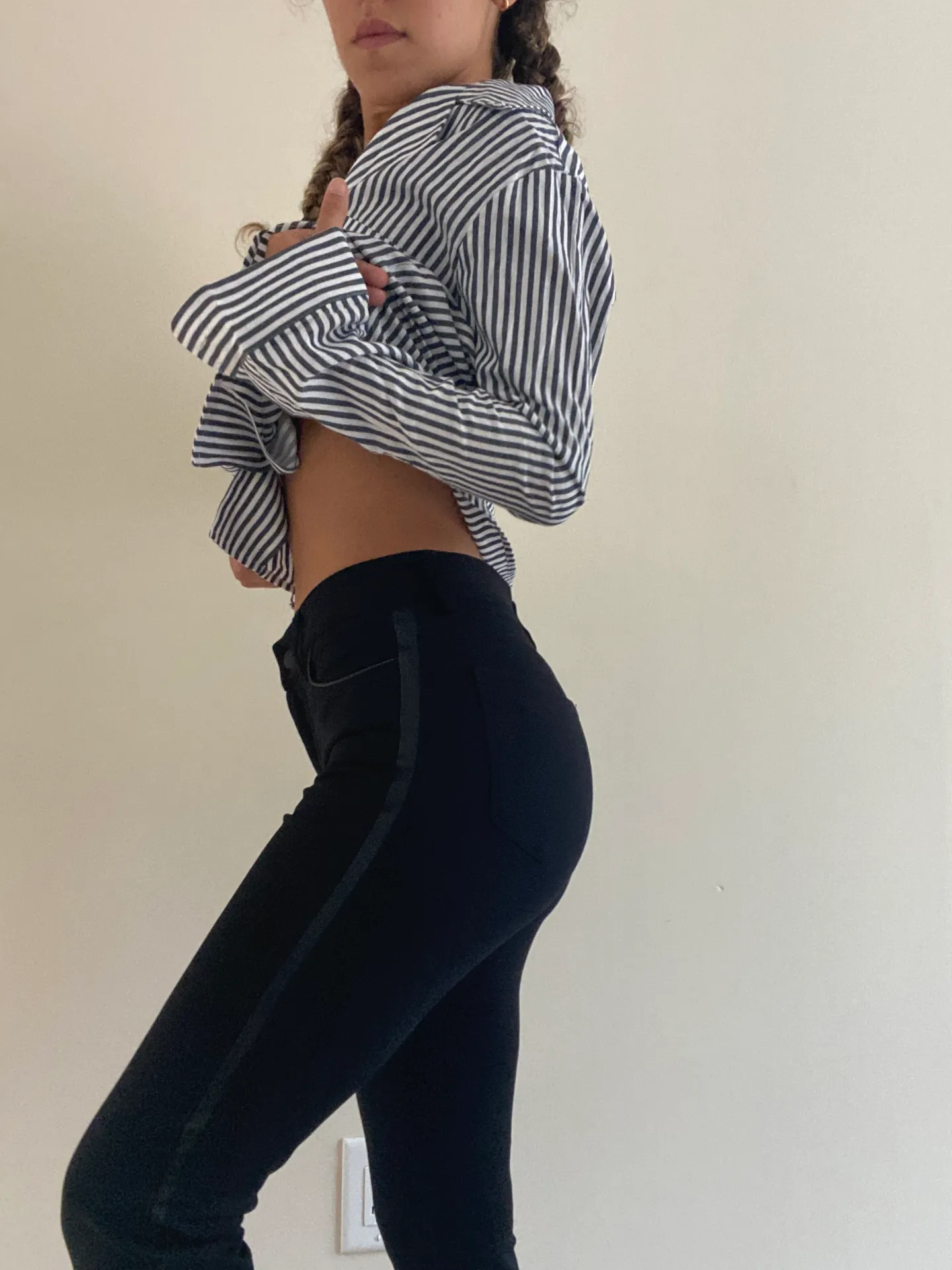 NYDJ Black Stretch Work Pants 2p - Image 3
